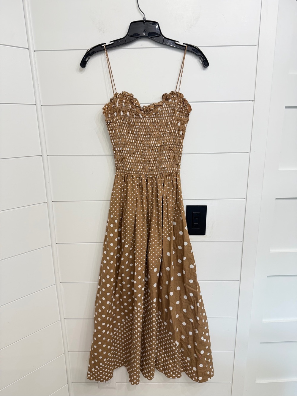 SWF Brown Ruffled Bodice Maxi Dress Size Small 36817 - Picture 6 of 13